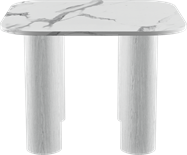 White Oak Siena Side Table